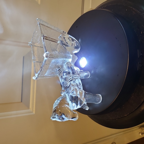 Vintage Pressed Glass Horse Pulling a Cart Candie Dish 9.5" - Picture 6 of 9